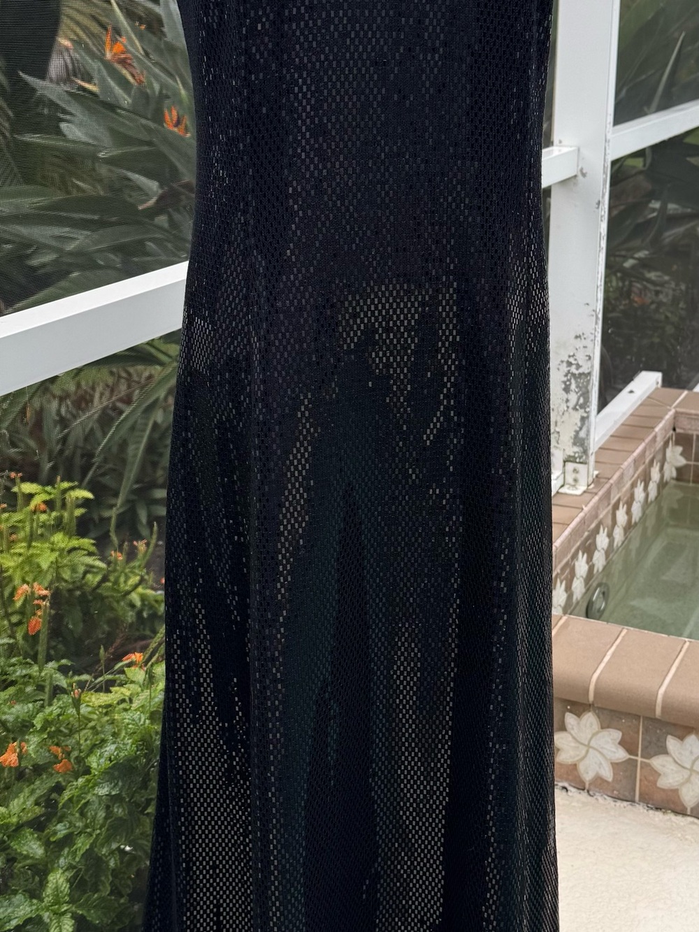 St. John Black Sequin Evening Gown - Picture 3 of 4